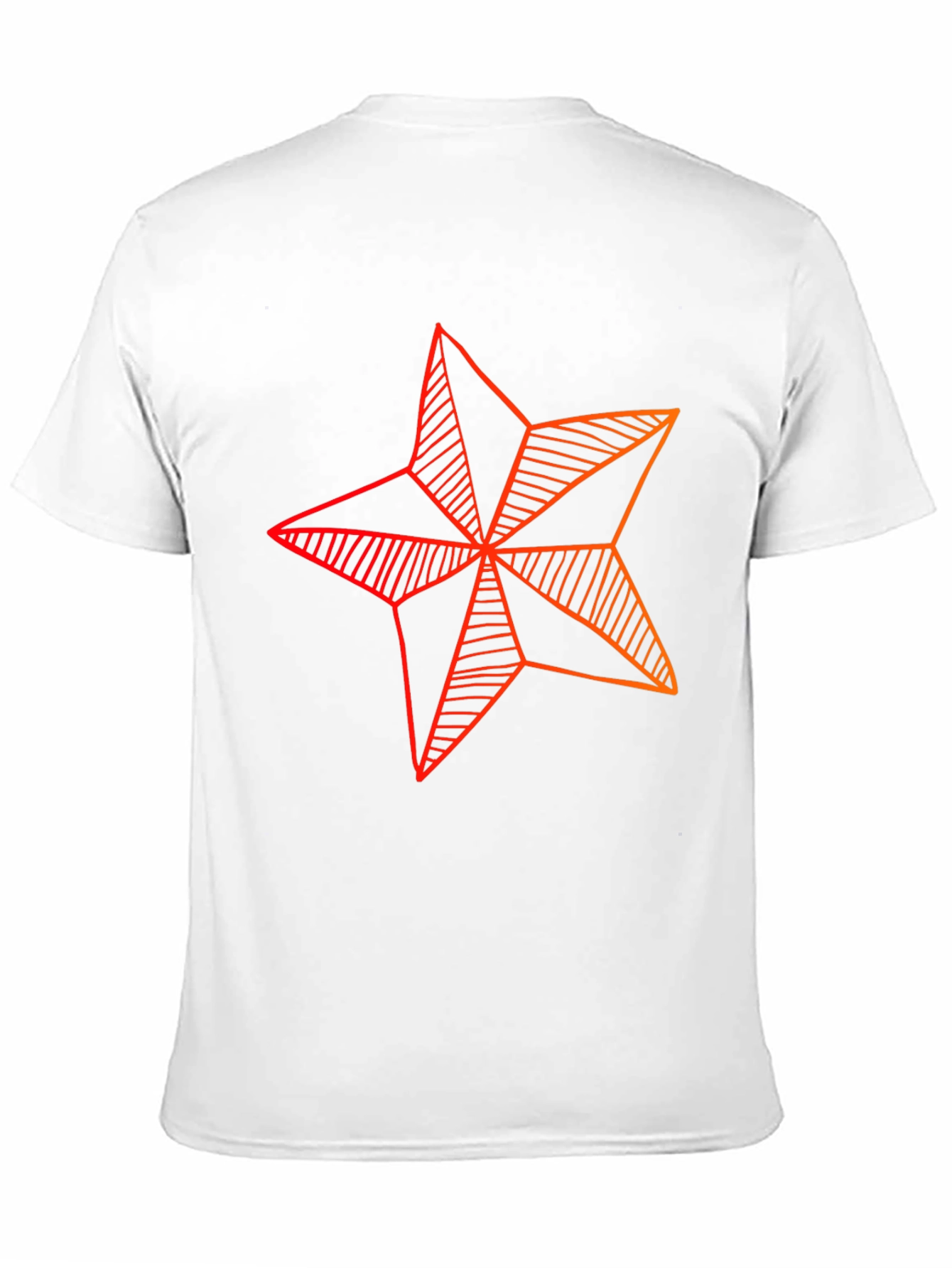 Star Graphic Tee - Modern Geometric Design