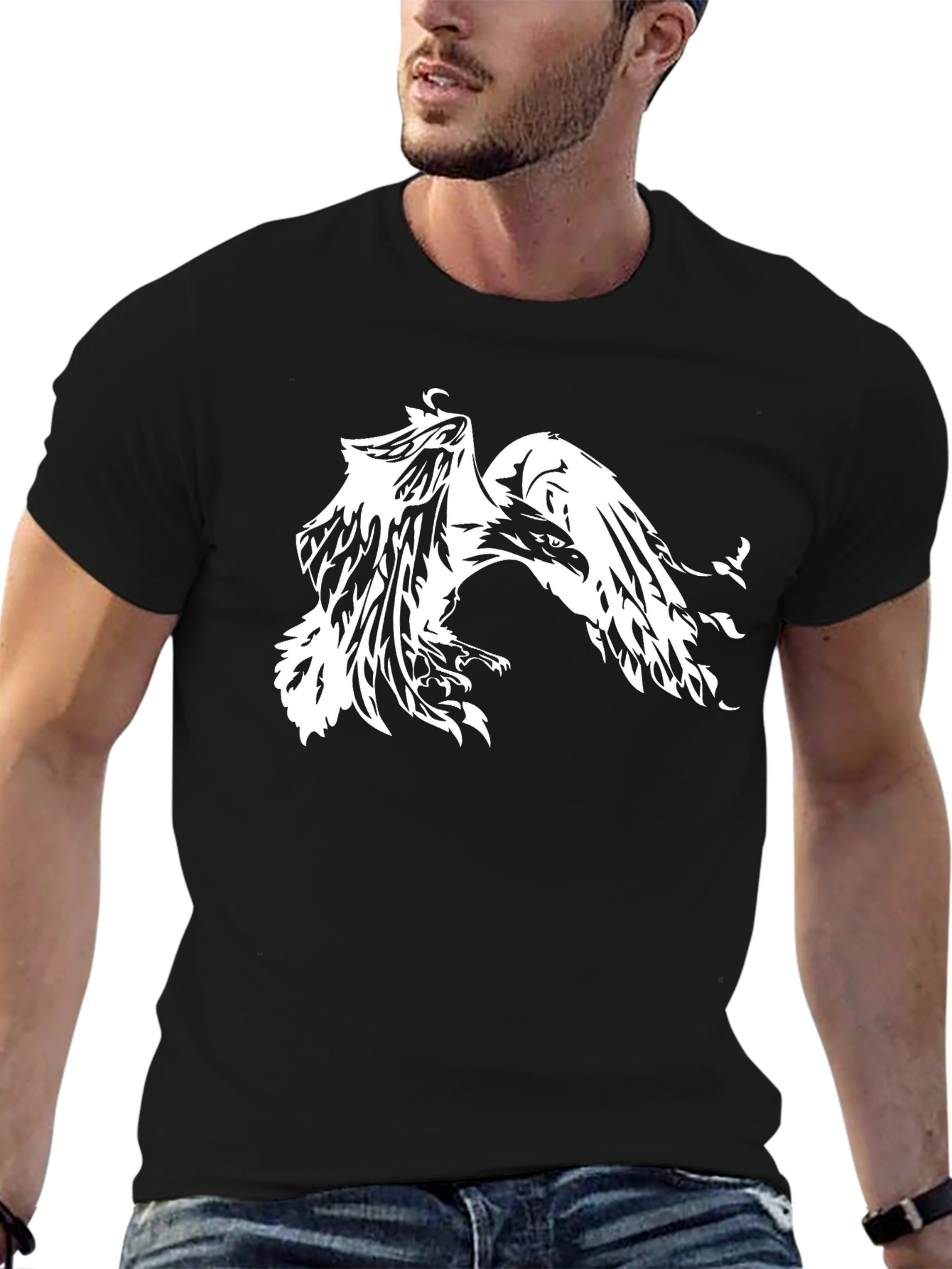 Black Eagle Graphic Tee - Bold and Stylish