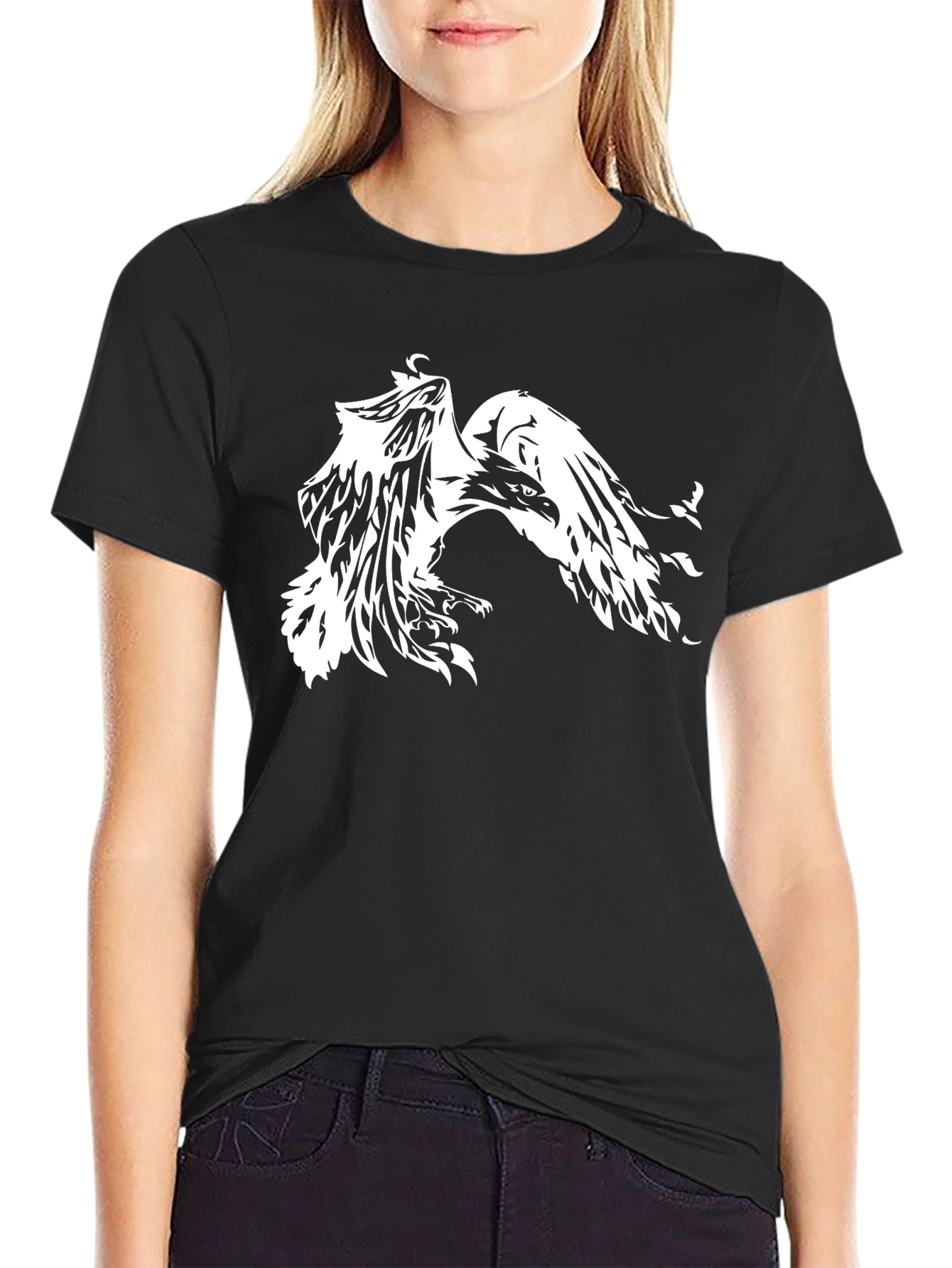 Black Eagle Graphic Tee - Bold and Stylish