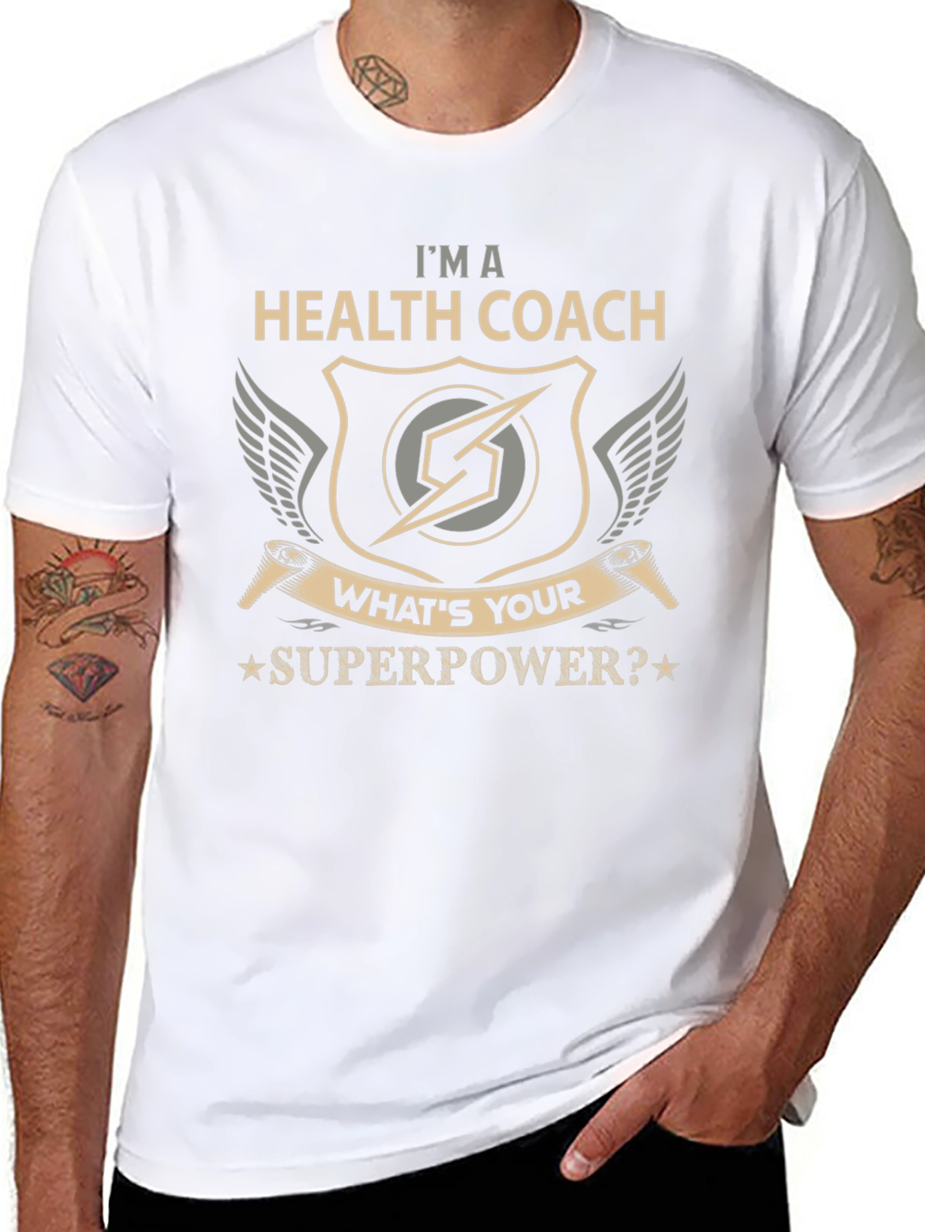 Health Coach Superpower Graphic Tee