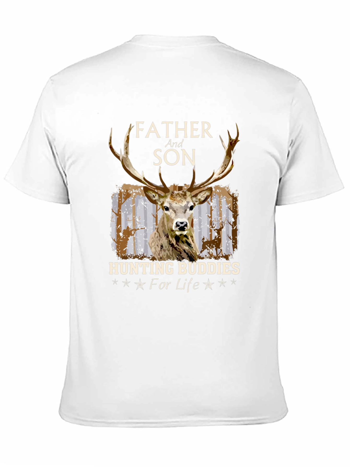 Father and Son Hunting Buddies For Life T-Shirt
