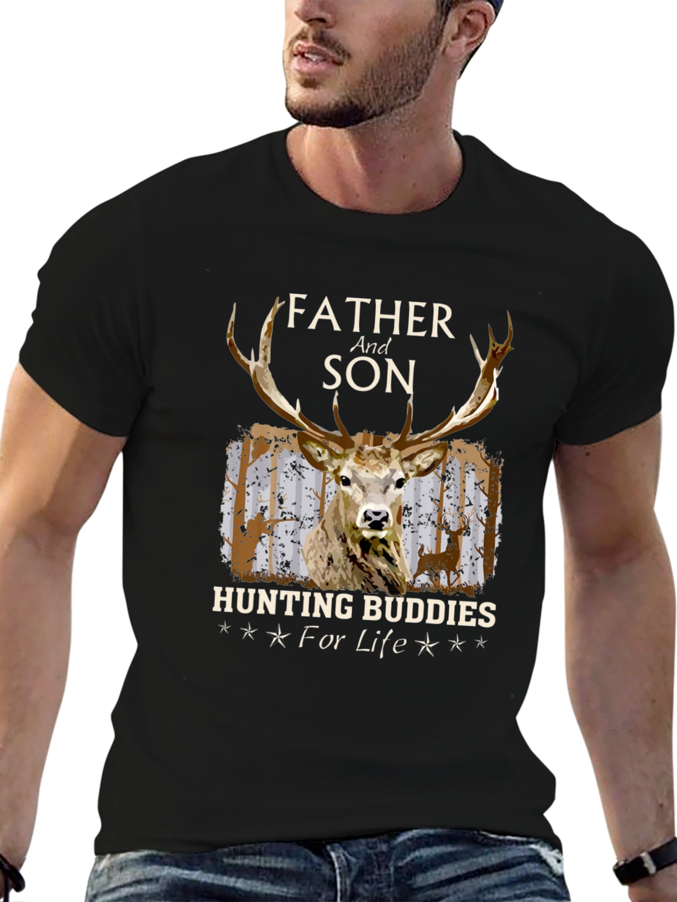 Father and Son Hunting Buddies For Life T-Shirt