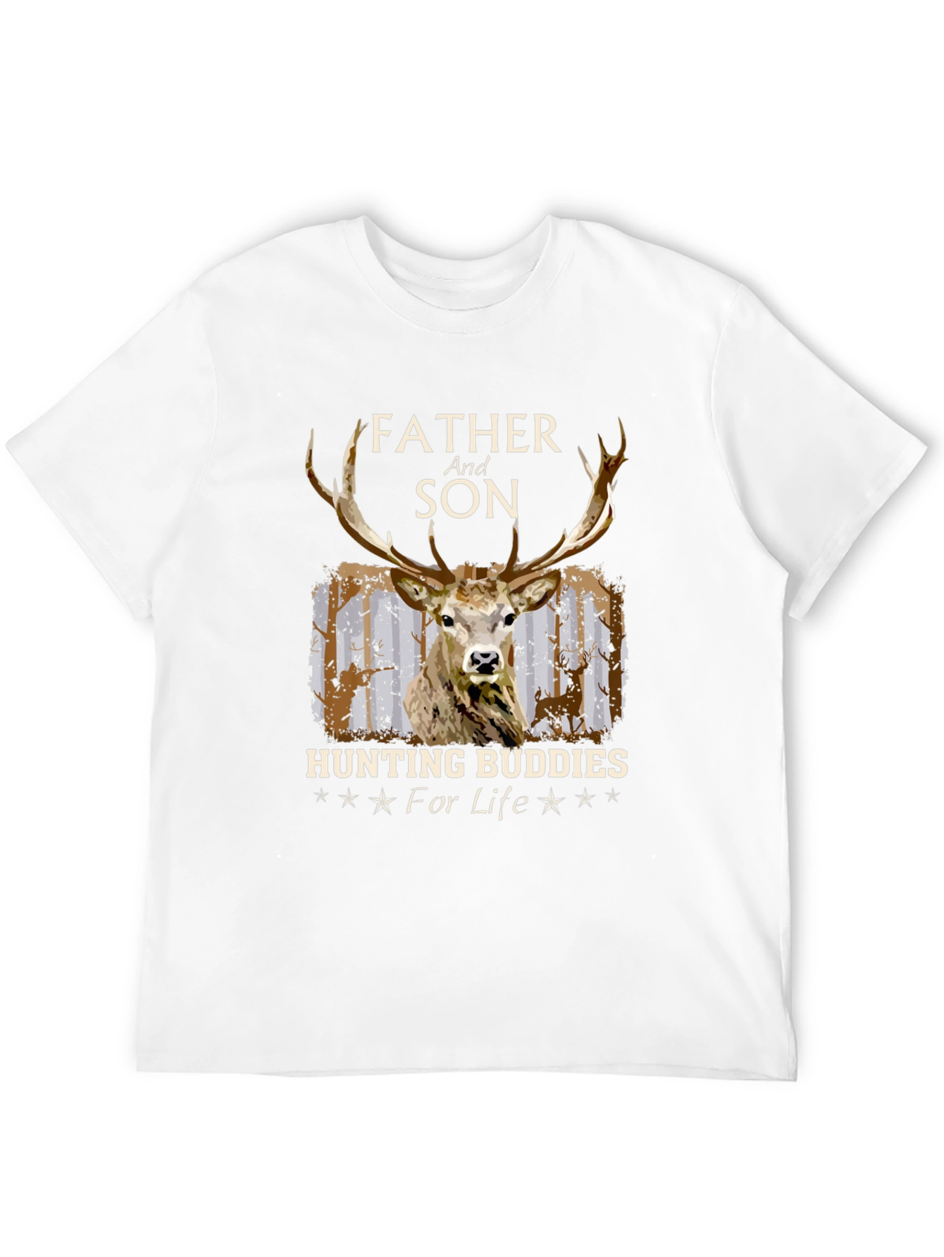 Father and Son Hunting Buddies For Life T-Shirt
