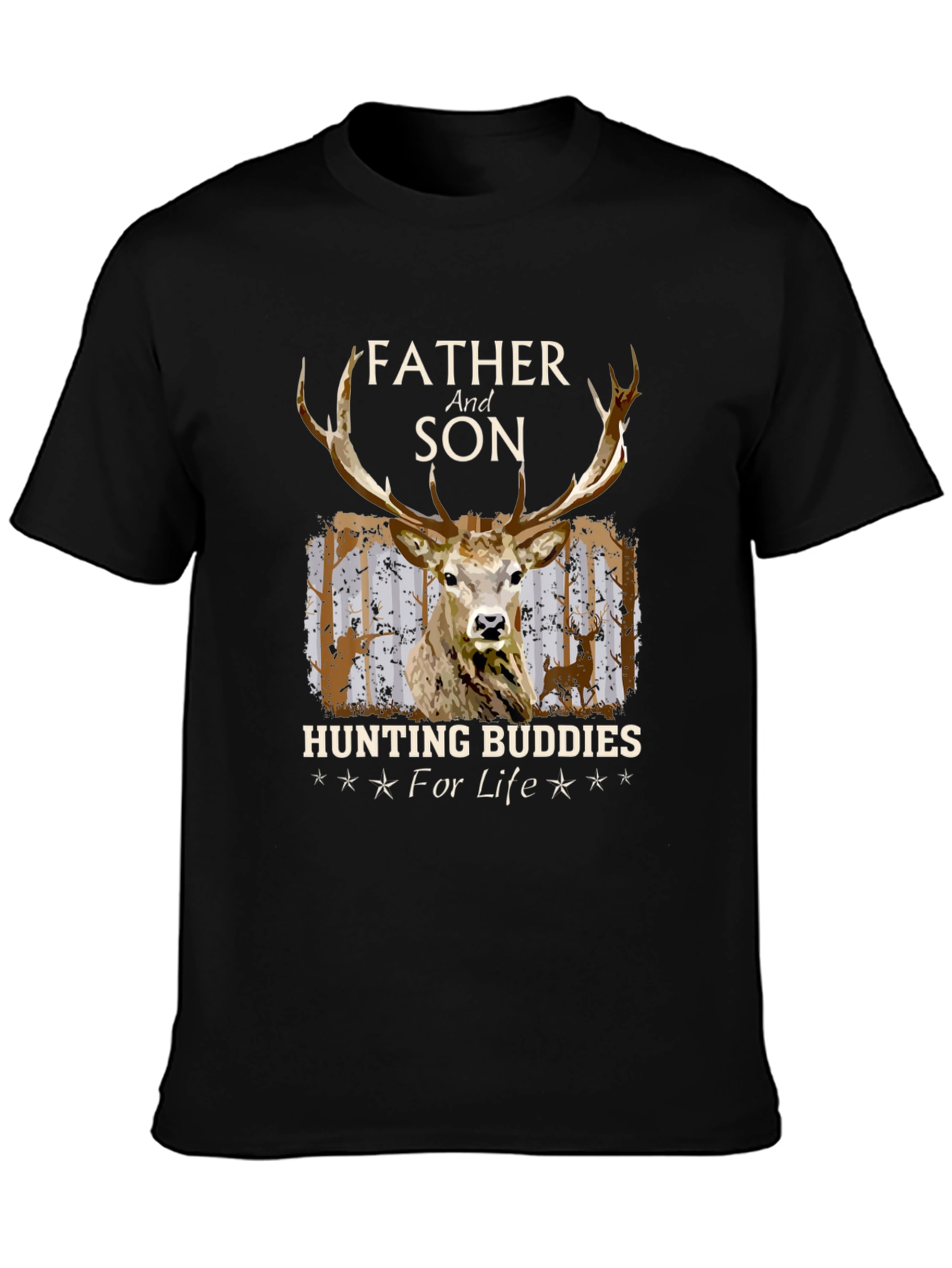 Father and Son Hunting Buddies For Life T-Shirt
