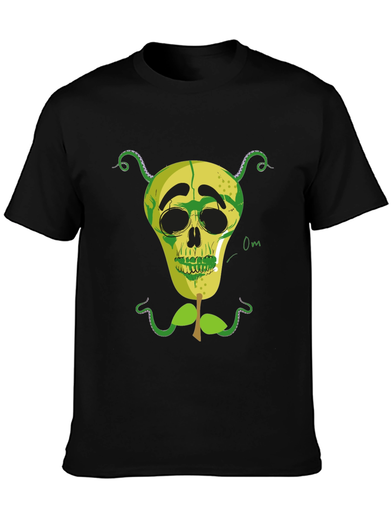 Skull Pear Graphic Tee - Unique Design