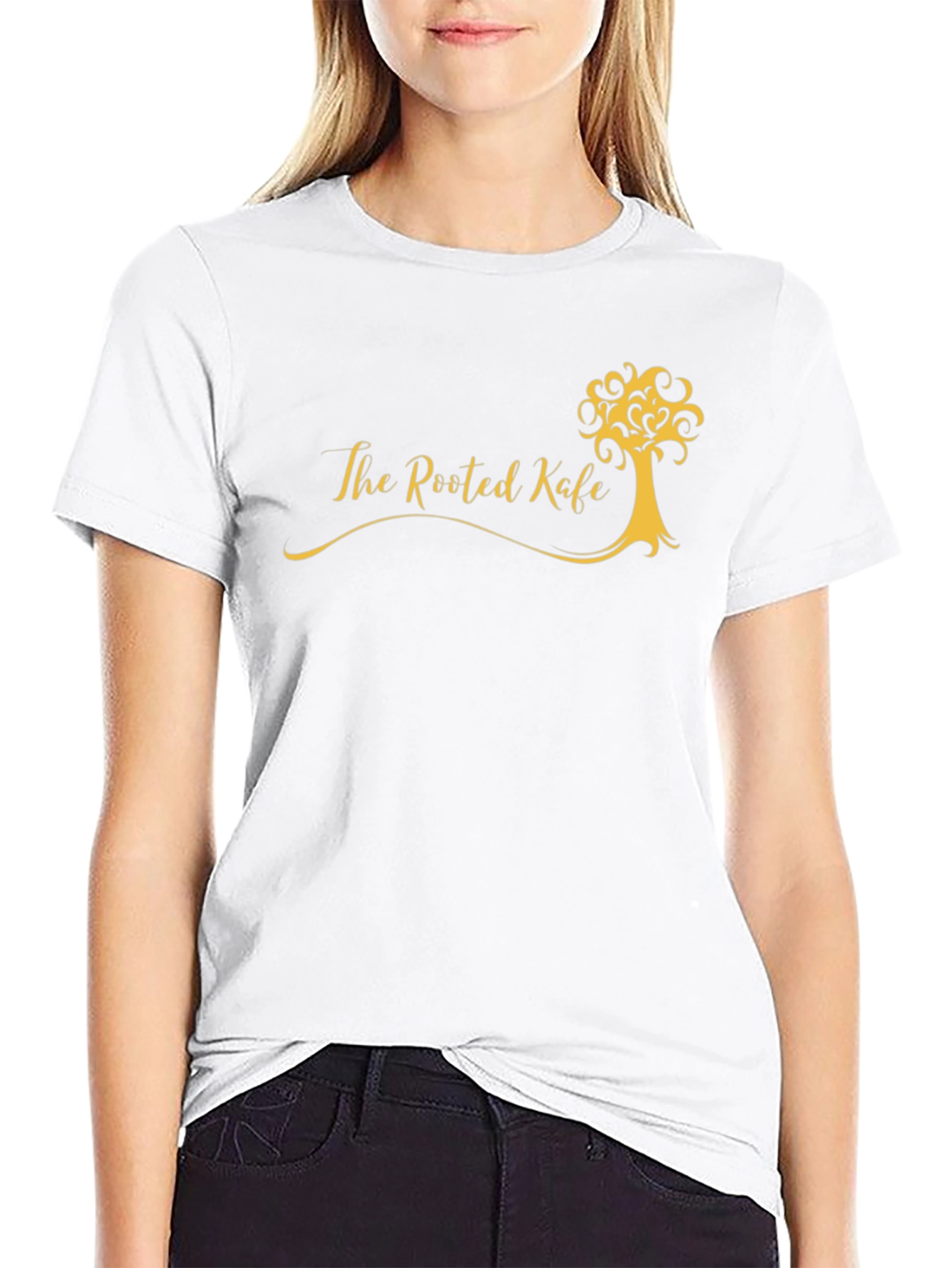 The Rooted Kafe Black Tee