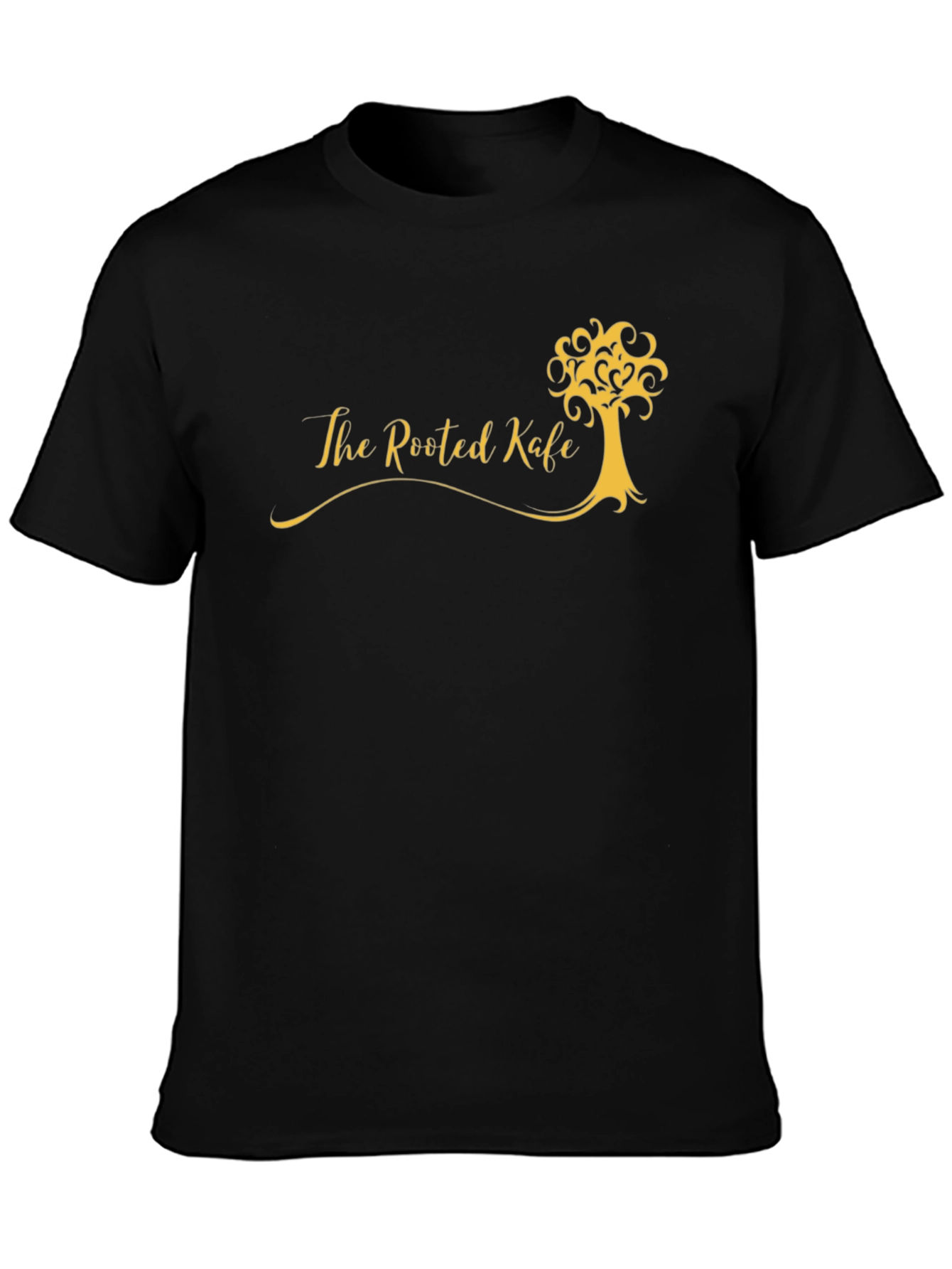 The Rooted Kafe Black Tee