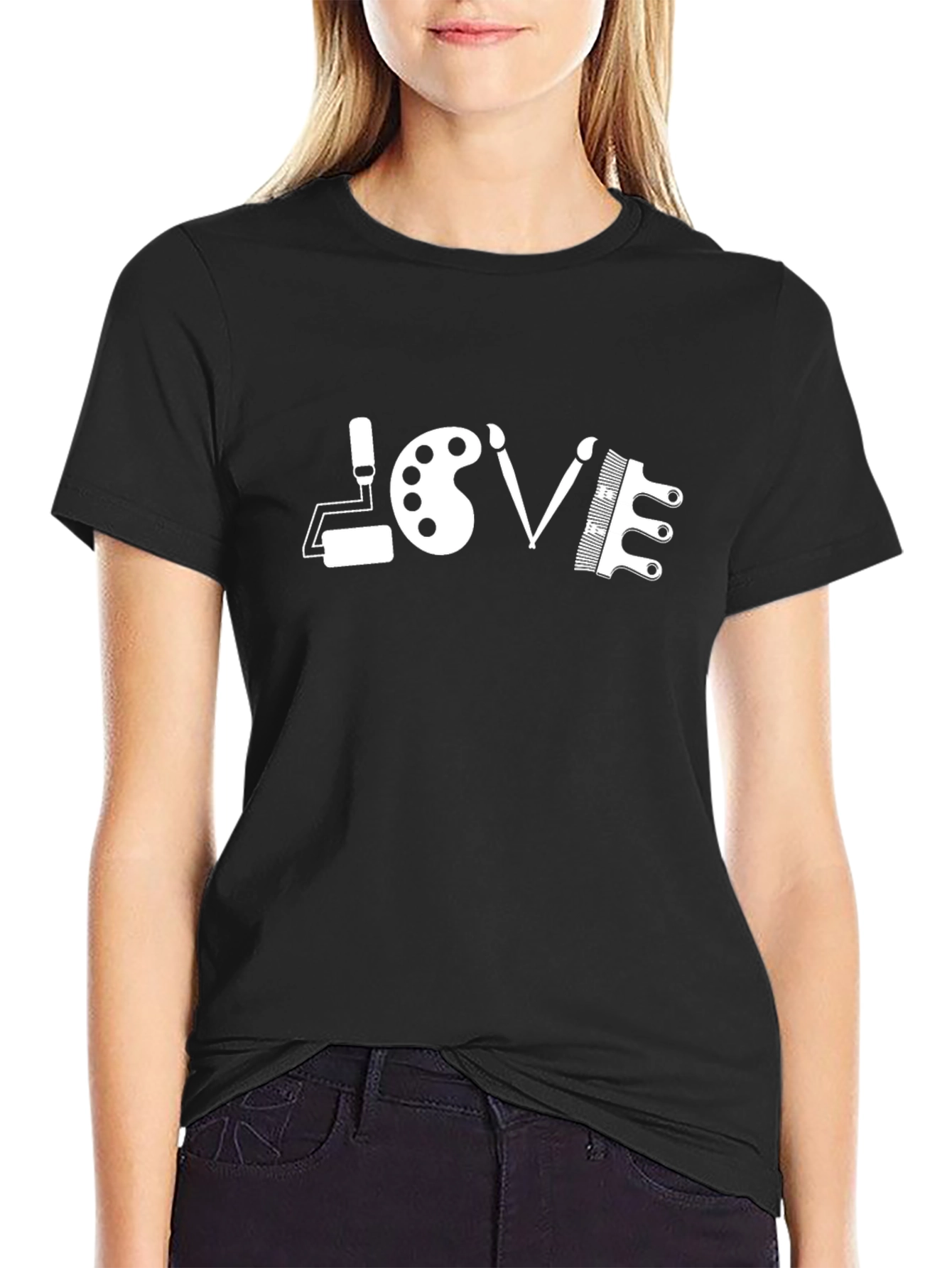 Artistic LOVE Graphic Tee - Painters Passion!