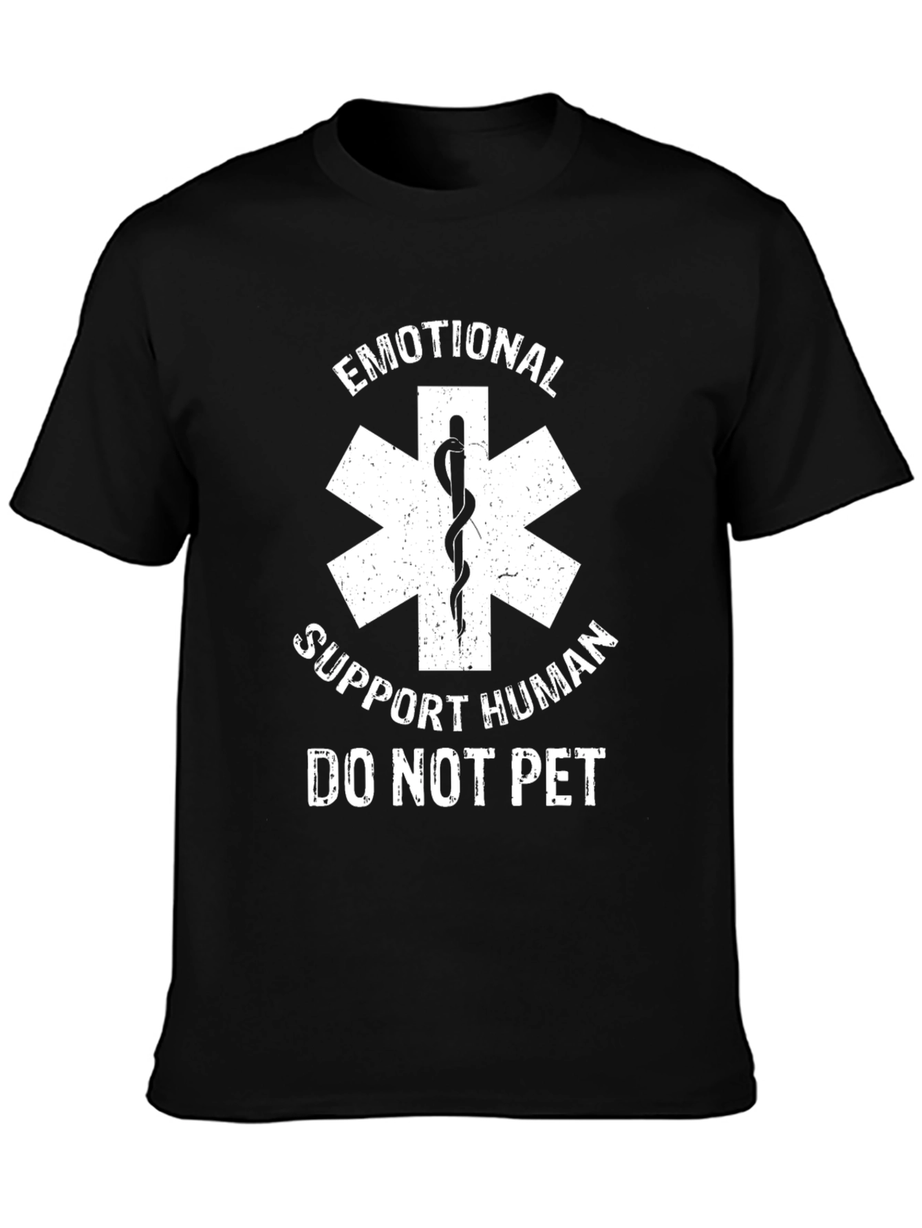 Emotional Support Human T-Shirt - Do Not Pet