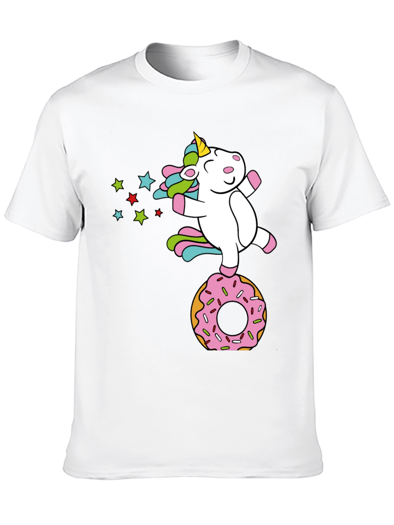 Unicorn on Donut Graphic Tee