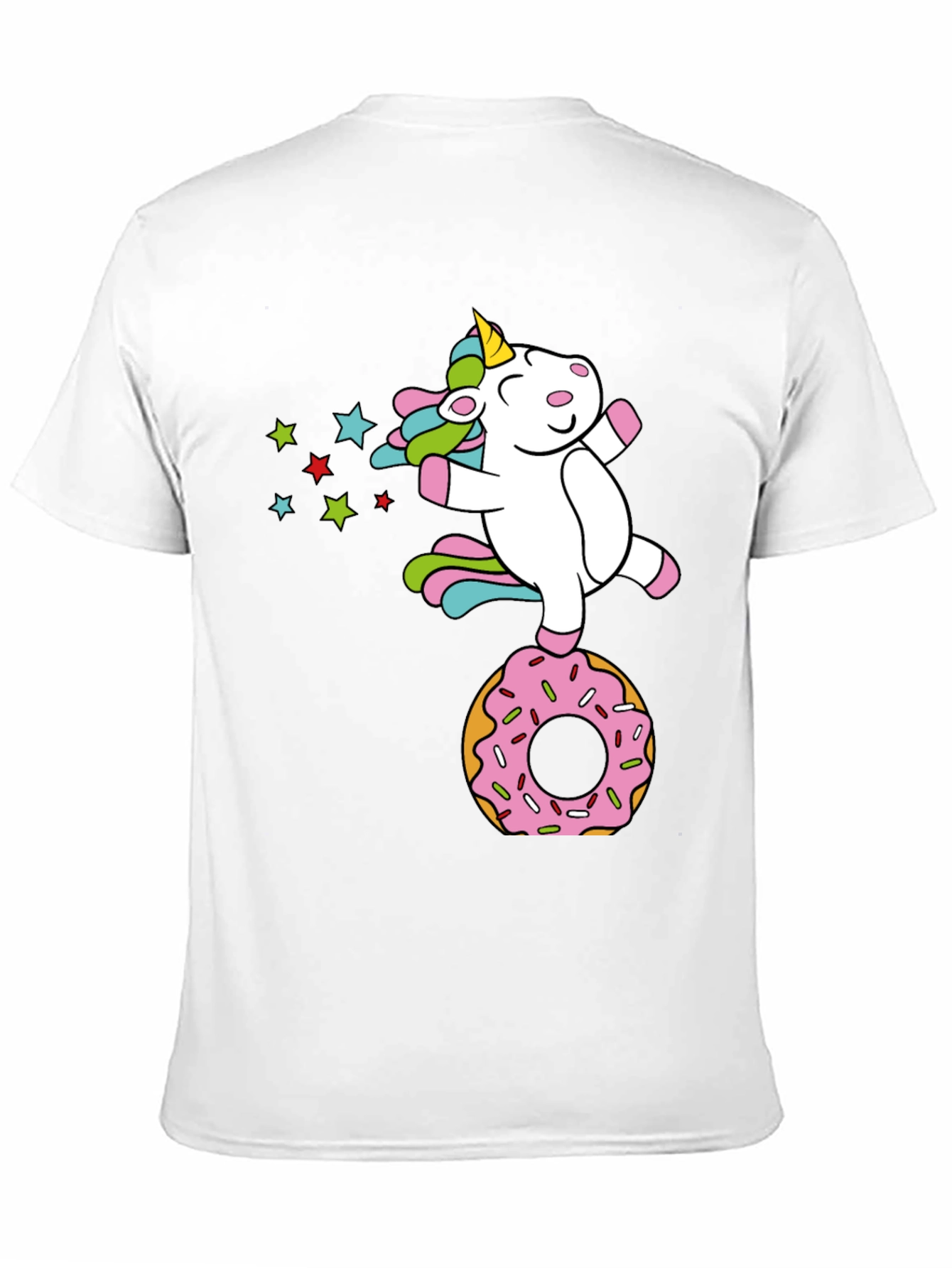 Unicorn on Donut Graphic Tee