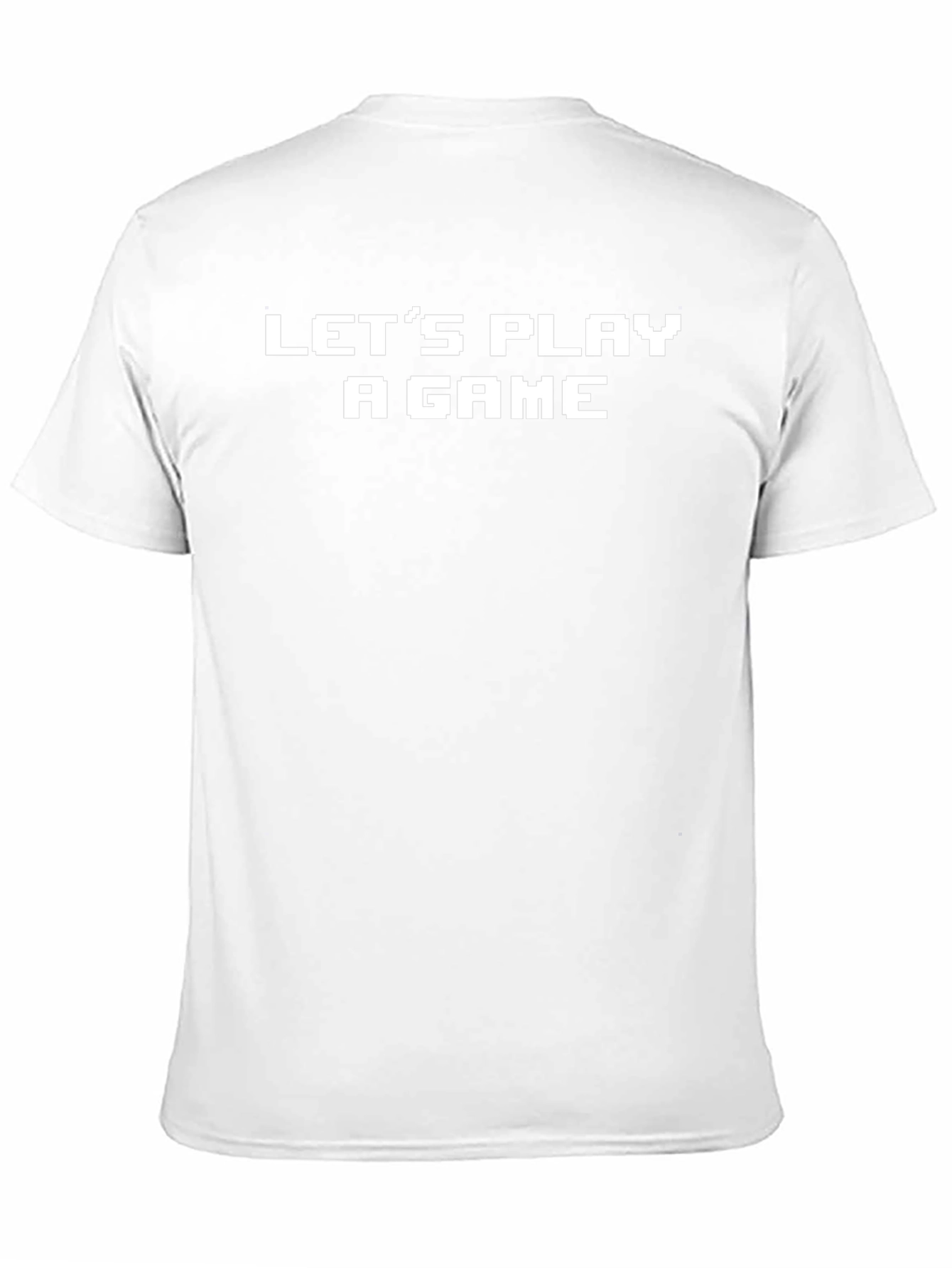 Lets Play a Game T-Shirt - Retro 8-Bit Design
