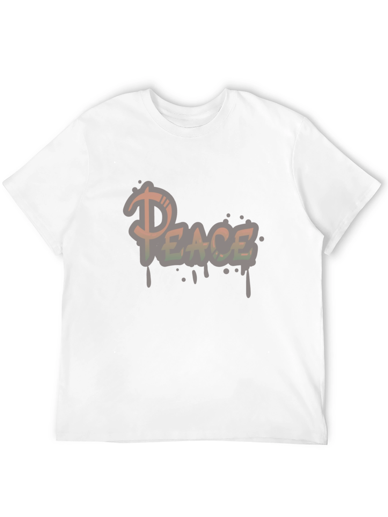 Peace Graphic T-Shirt - Casual Wear