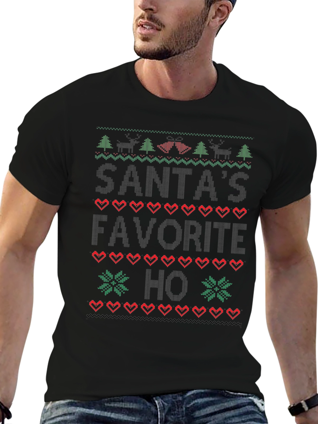 Santas Favorite HO Graphic T-Shirt