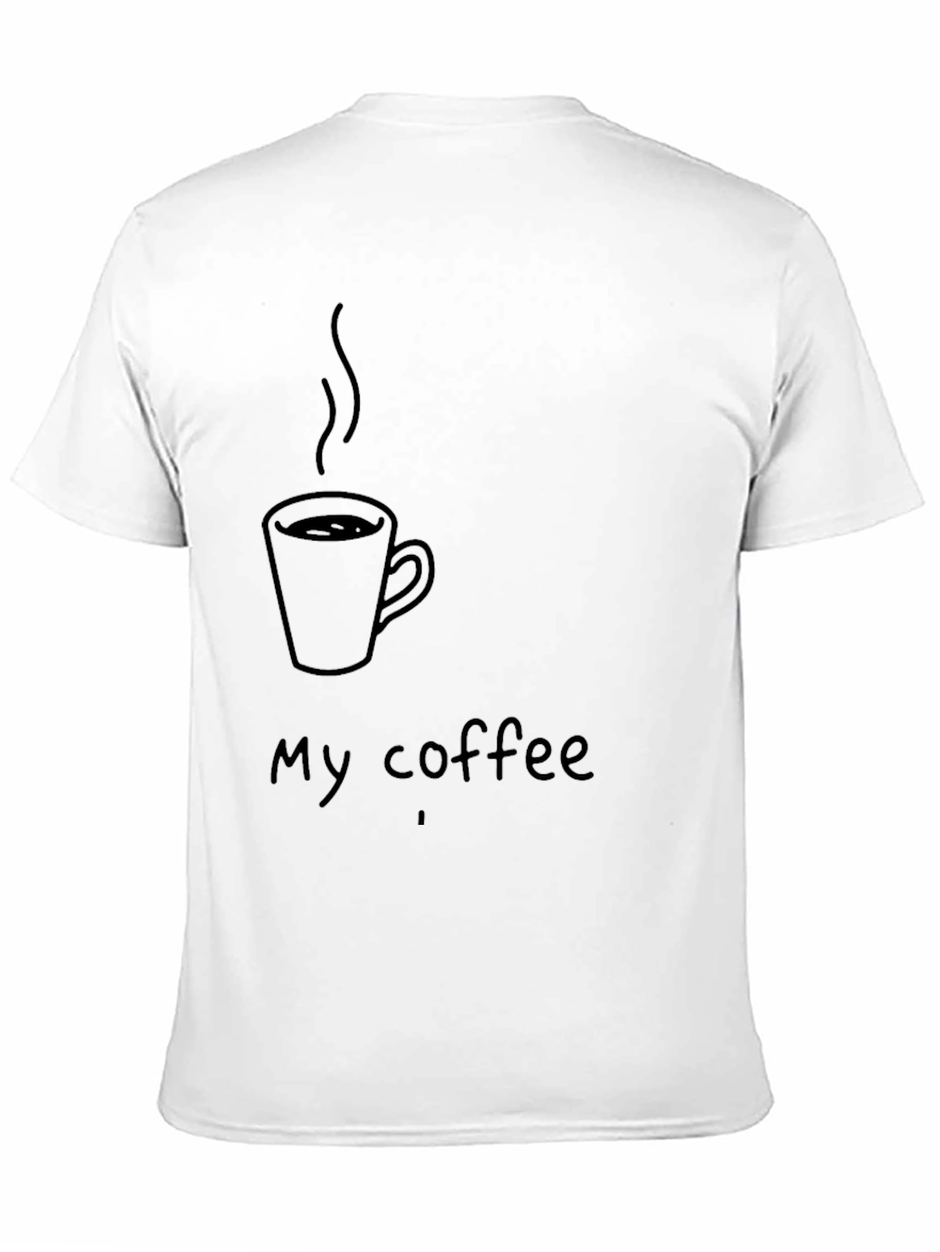 My Coffee T-Shirt - Black Graphic Tee