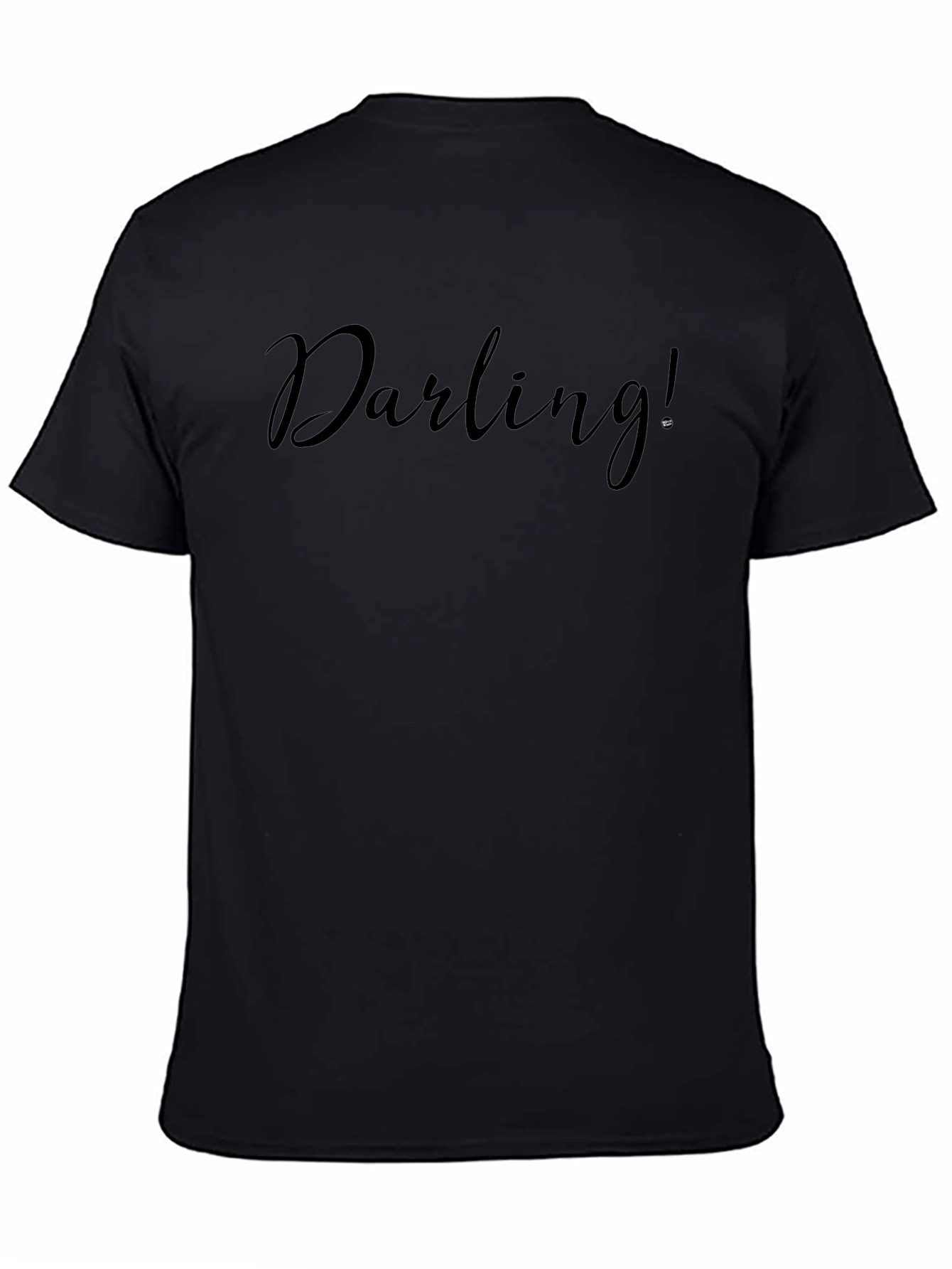 Darling! Black Graphic T-Shirt - Stylish Casual Wear