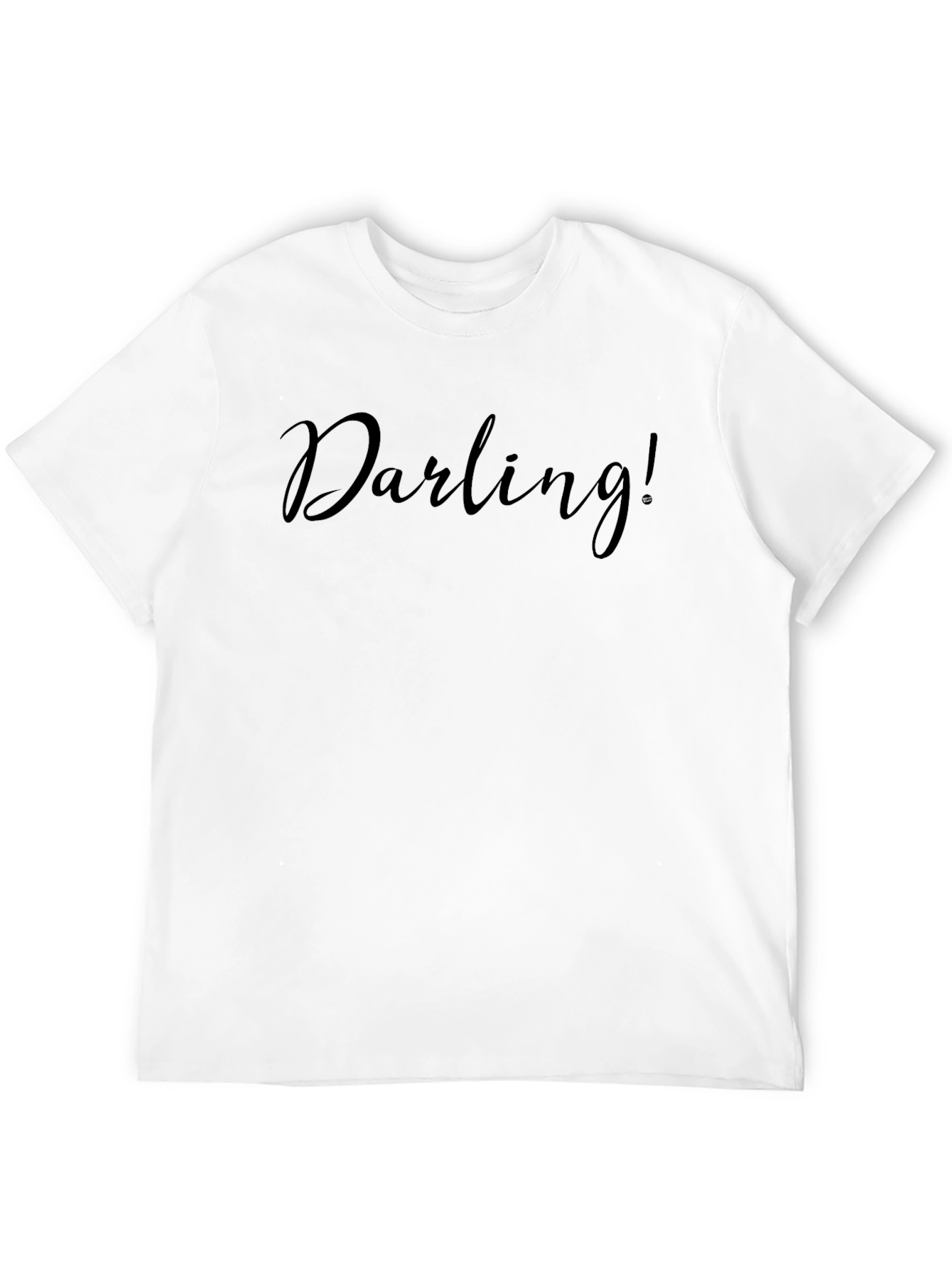 Darling! Black Graphic T-Shirt - Stylish Casual Wear