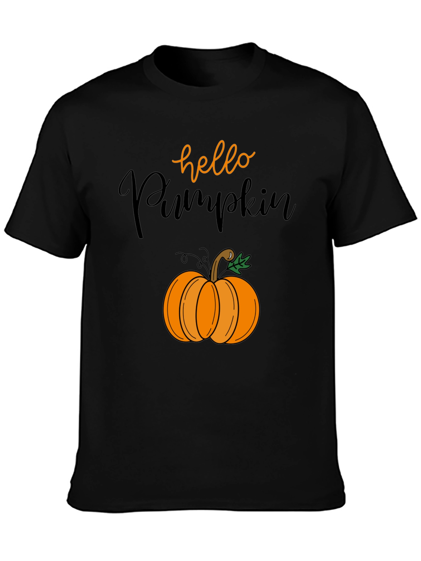 Hello Pumpkin T-Shirt - Fall Themed Tee
