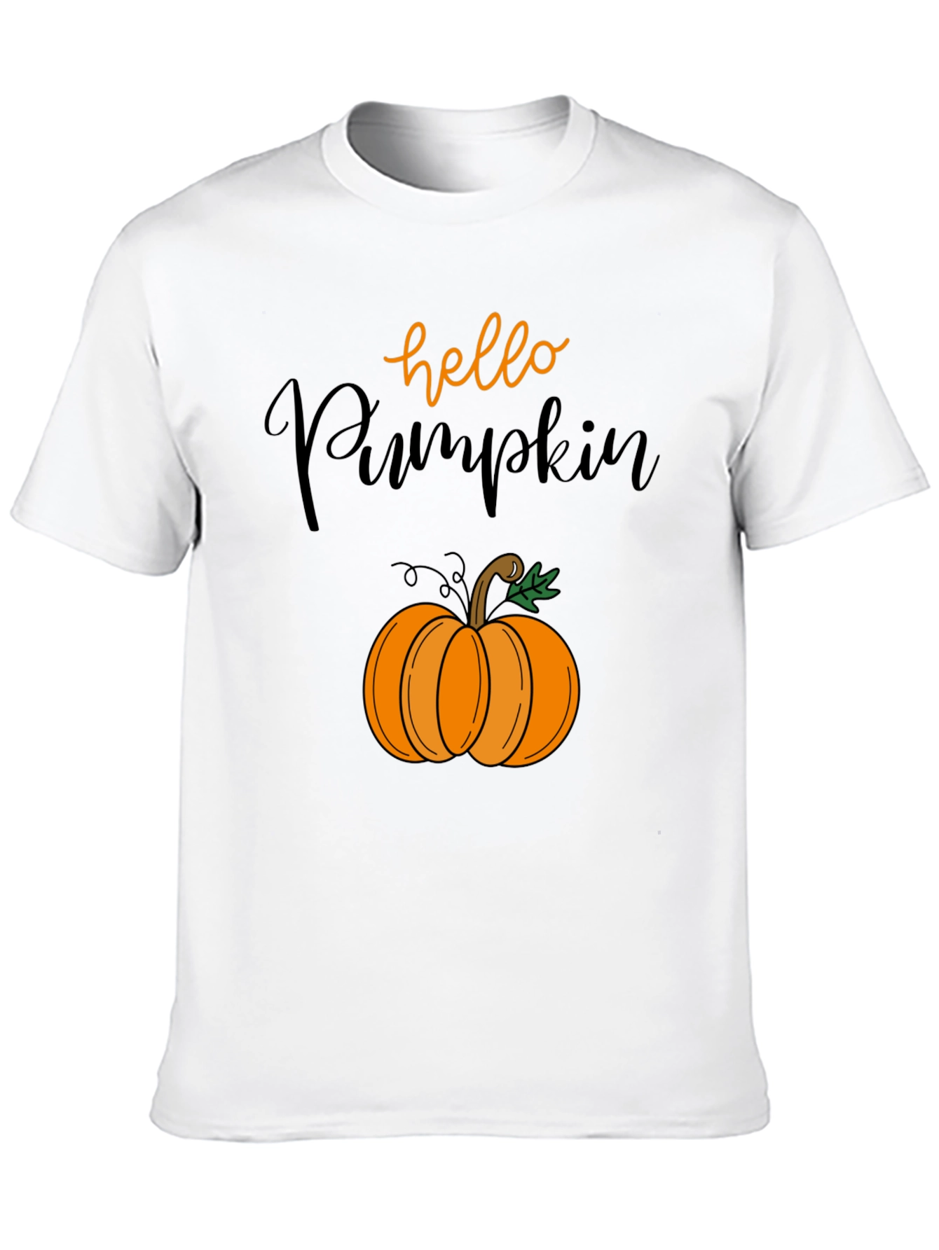 Hello Pumpkin T-Shirt - Fall Themed Tee