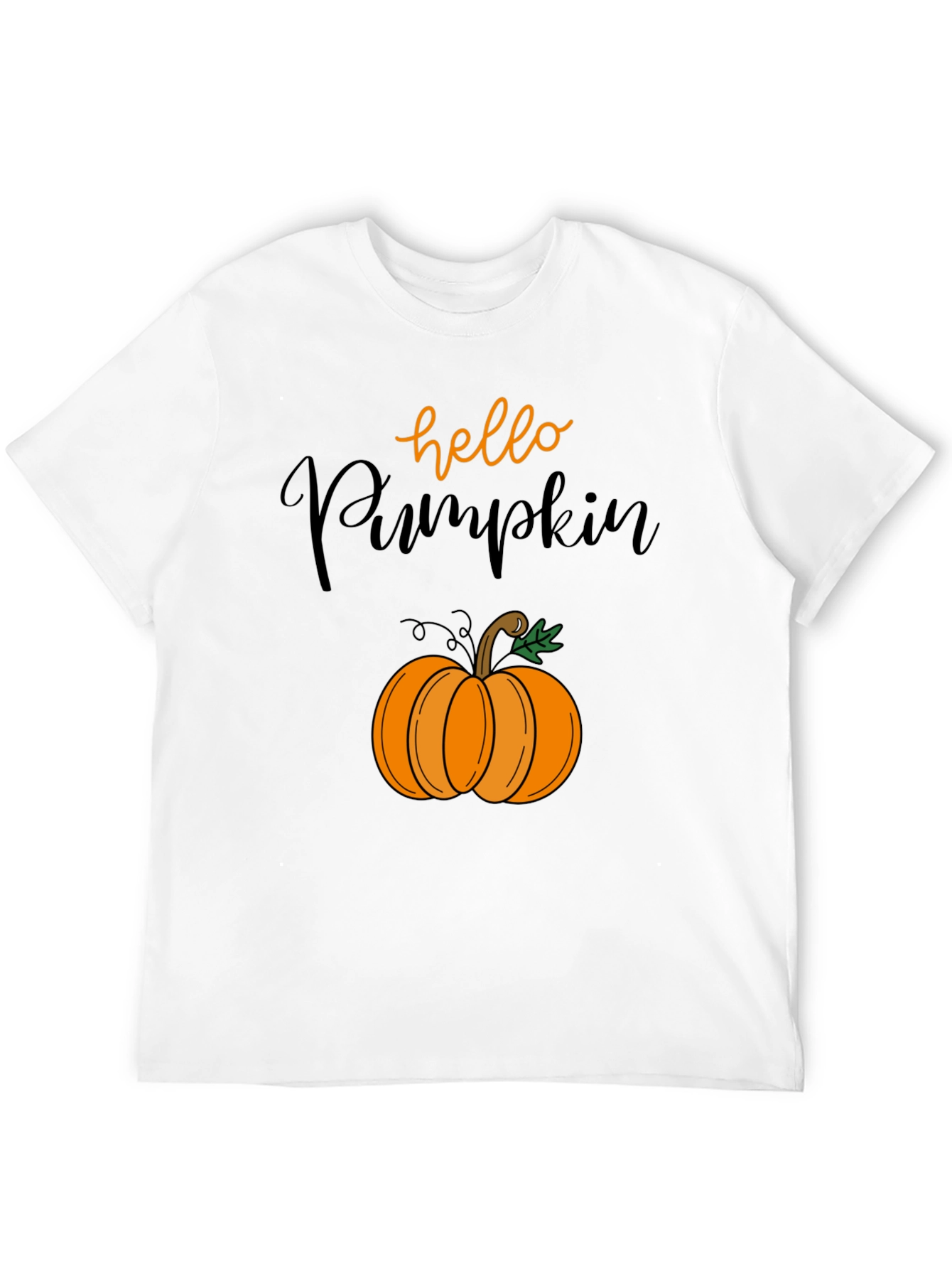 Hello Pumpkin T-Shirt - Fall Themed Tee