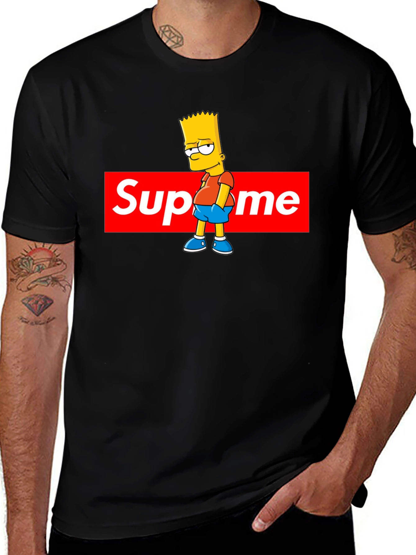 Bart Simpson Supreme Graphic T-Shirt