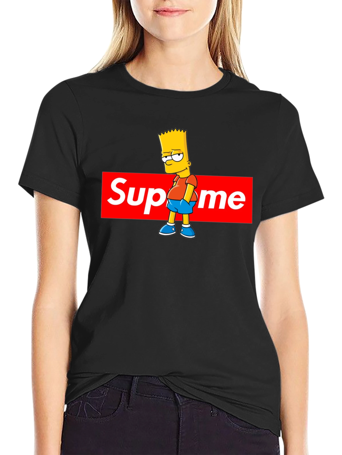 Bart Simpson Supreme Graphic T-Shirt