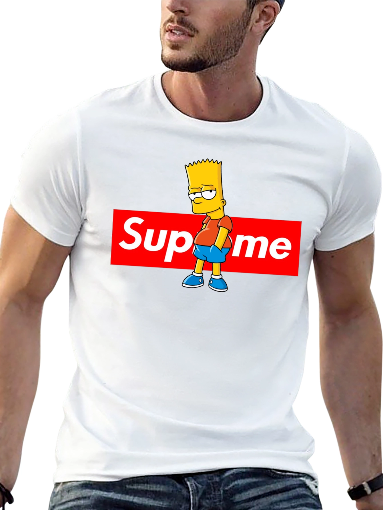Bart Simpson Supreme Graphic T-Shirt