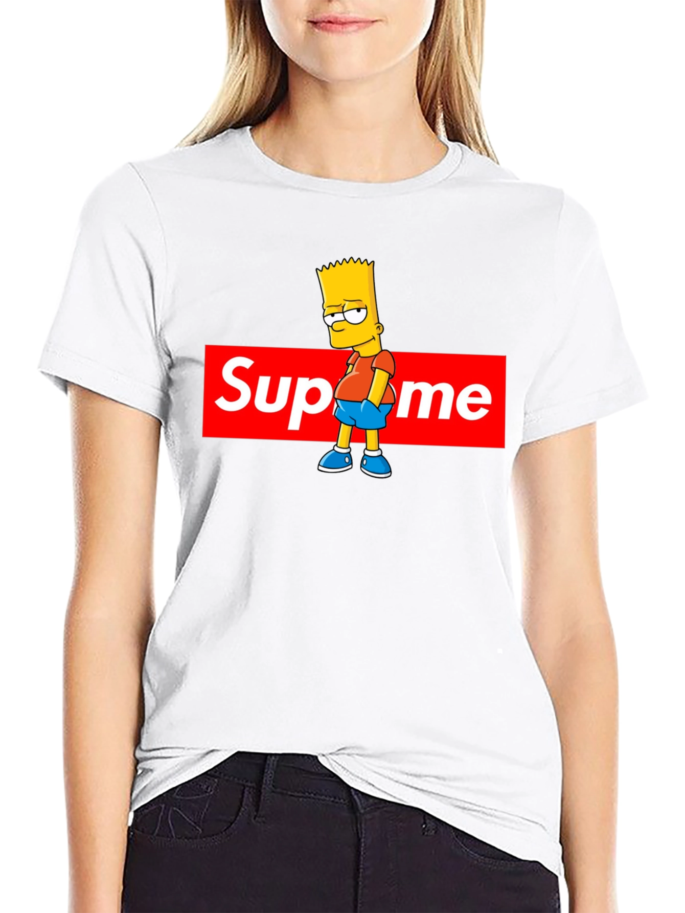 Bart Simpson Supreme Graphic T-Shirt
