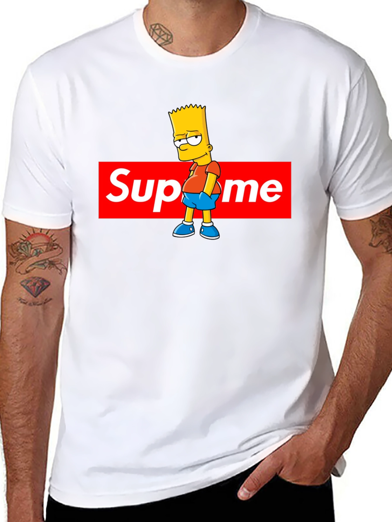 Bart Simpson Supreme Graphic T-Shirt