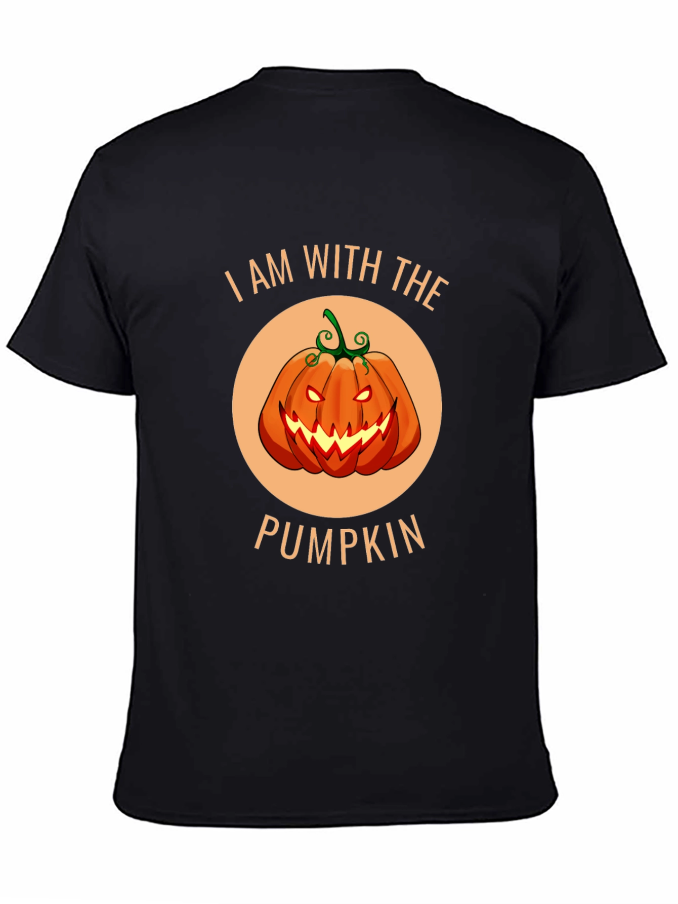 I Am With The Pumpkin Halloween Graphic Tee