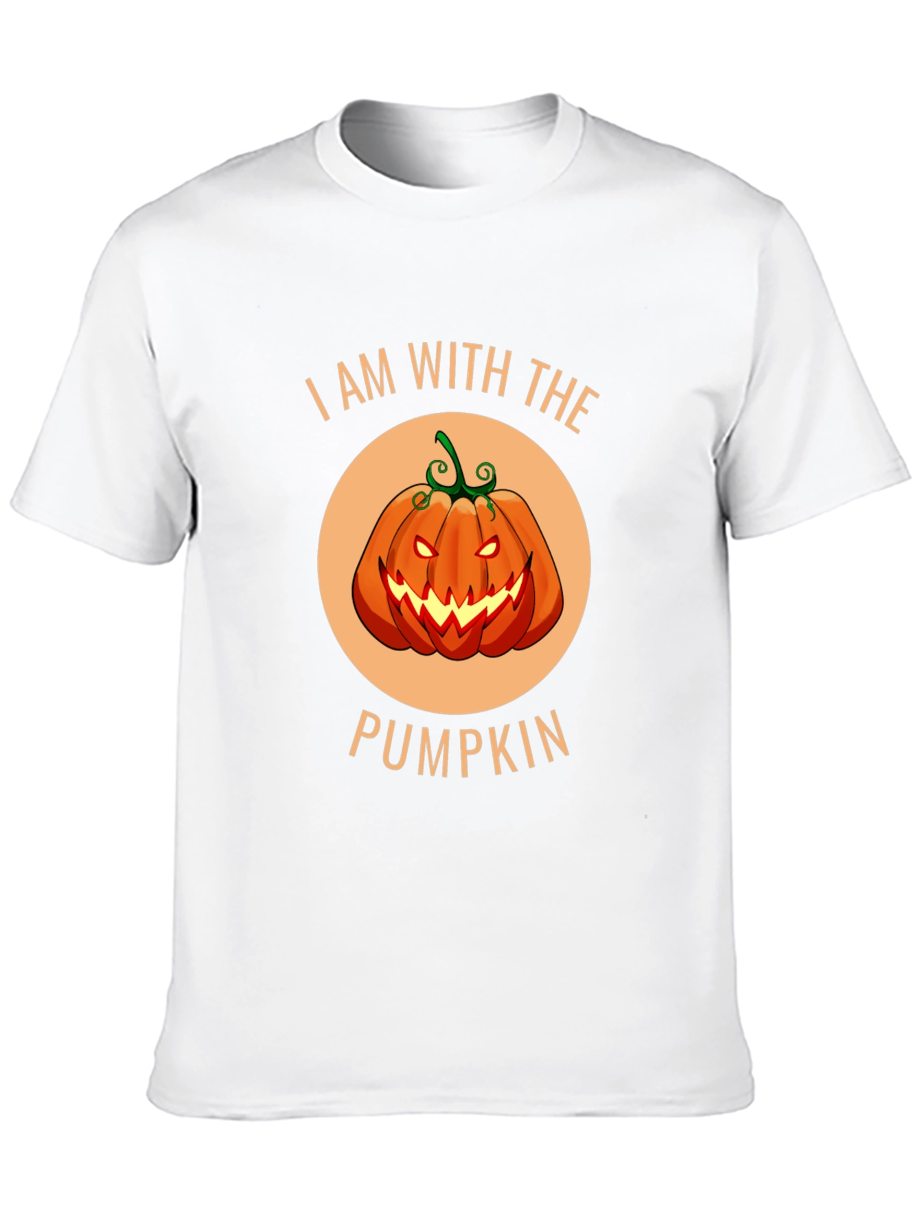 I Am With The Pumpkin Halloween Graphic Tee
