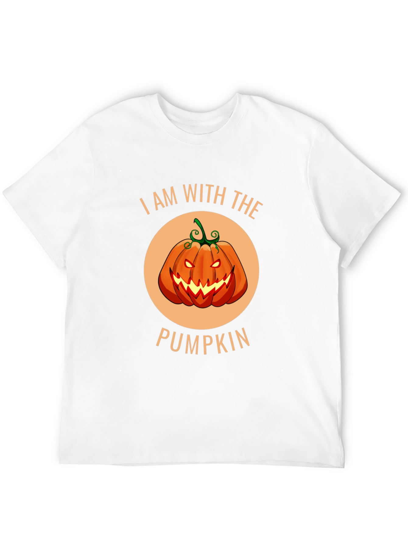 I Am With The Pumpkin Halloween Graphic Tee