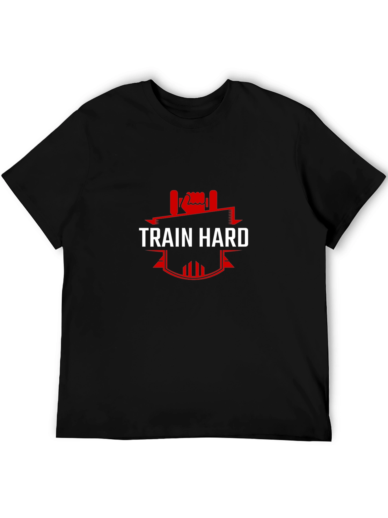 Train Hard Black T-Shirt