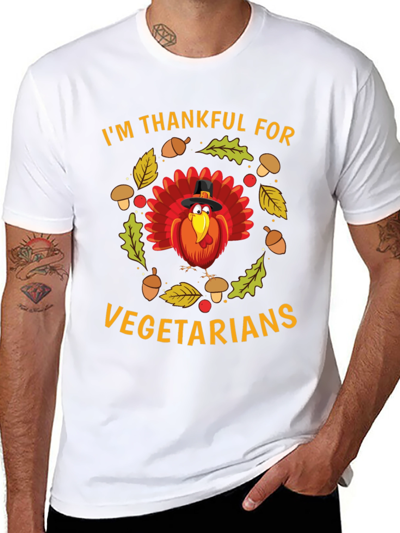 Thankful for Vegetarians Graphic Tee