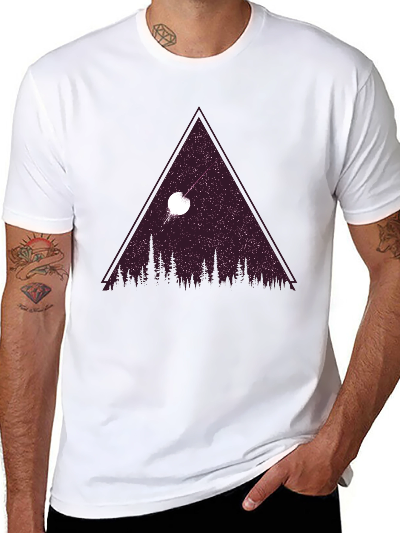 Cosmic Triangle Graphic Tee