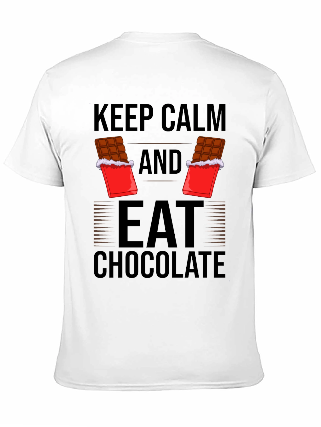 Keep Calm Eat Chocolate Graphic Tee
