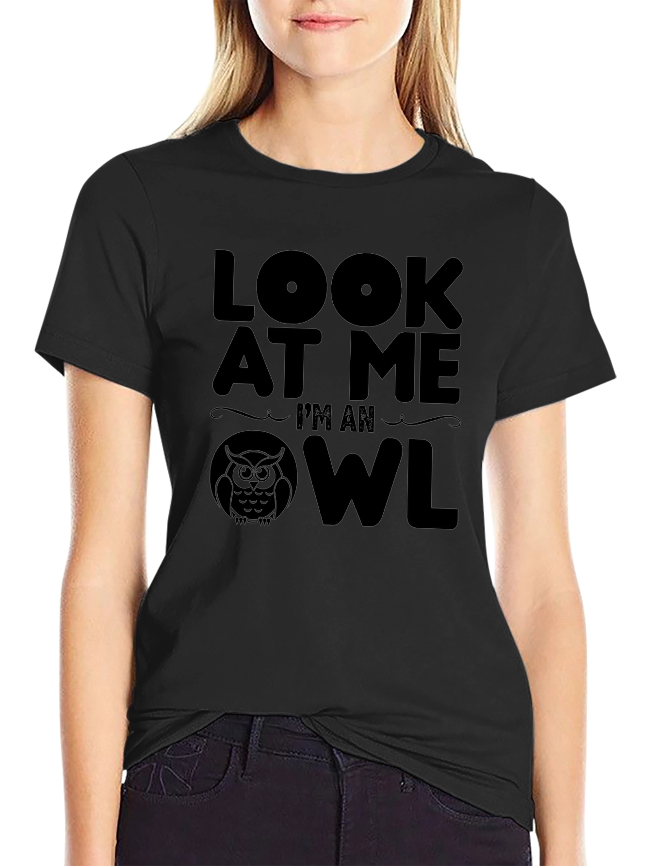 Look At Me Im An Owl Novelty T-Shirt