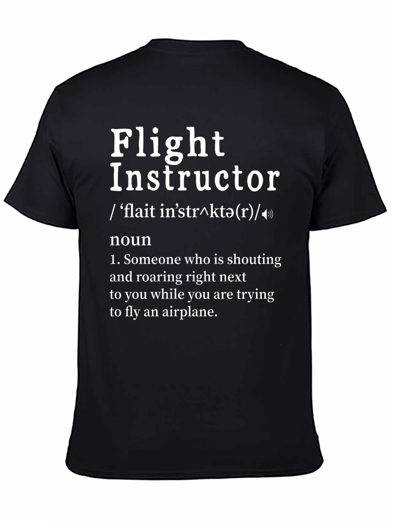 Flight Instructor Definition T-Shirt