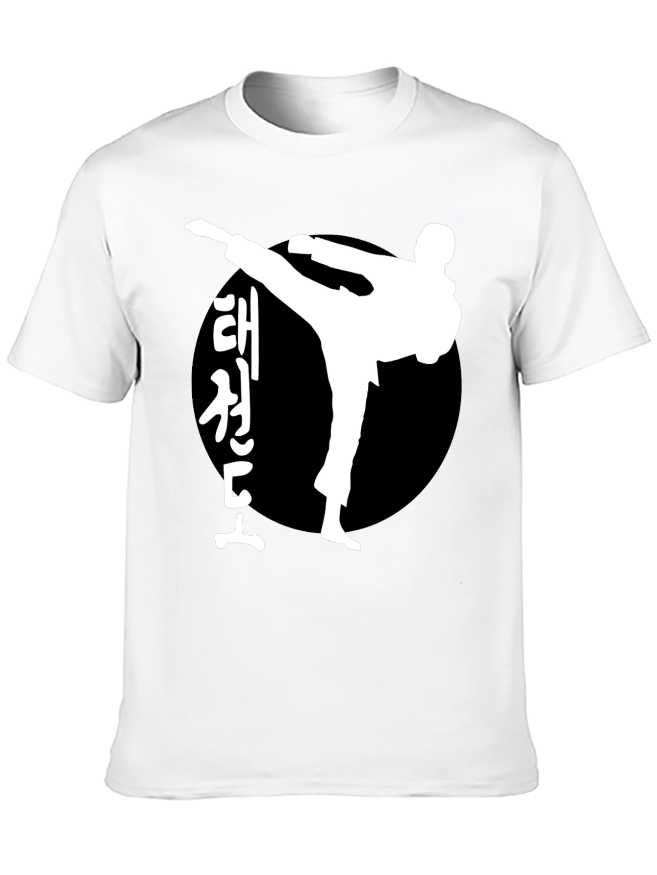 Taekwondo Kick Black T-Shirt