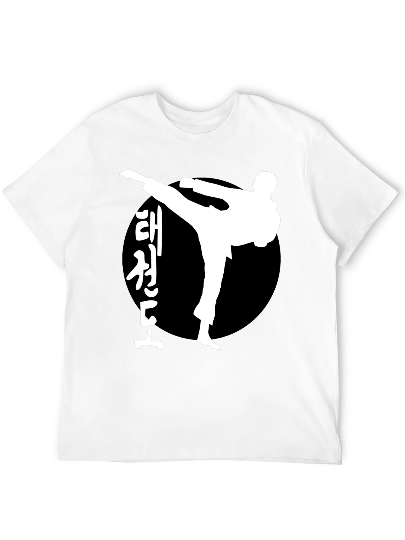 Taekwondo Kick Black T-Shirt