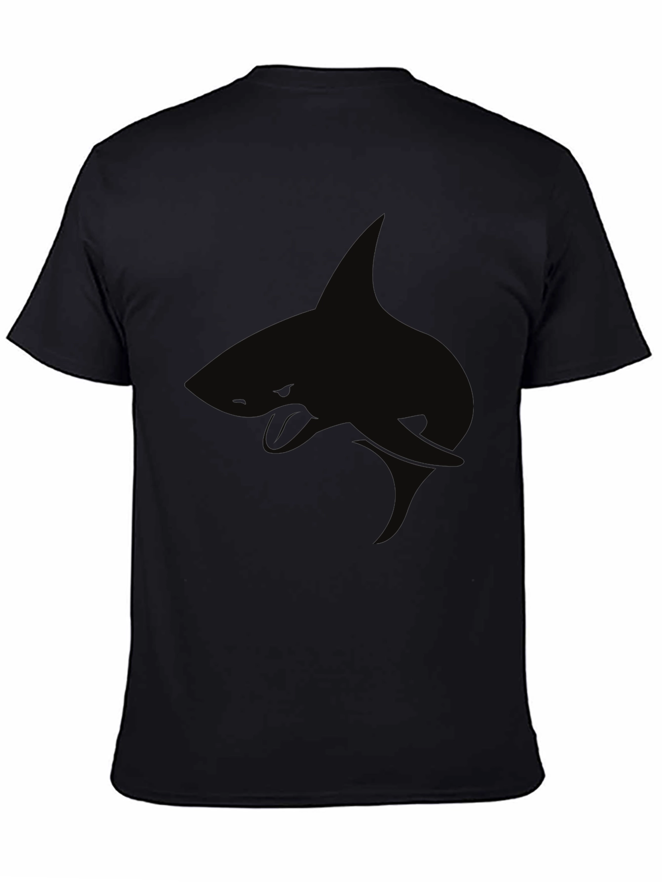 Black Shark Graphic Tee - Cool Casual Style