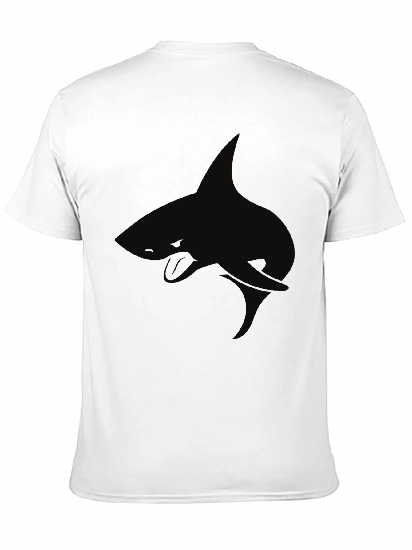 Black Shark Graphic Tee - Cool Casual Style