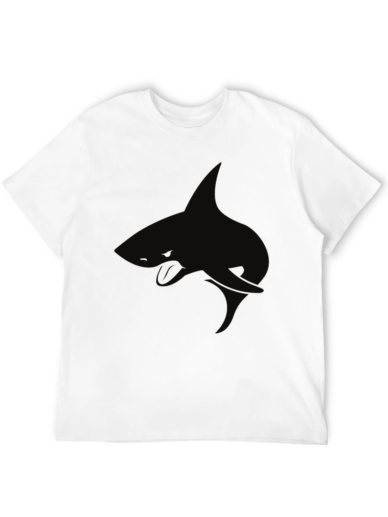 Black Shark Graphic Tee - Cool Casual Style