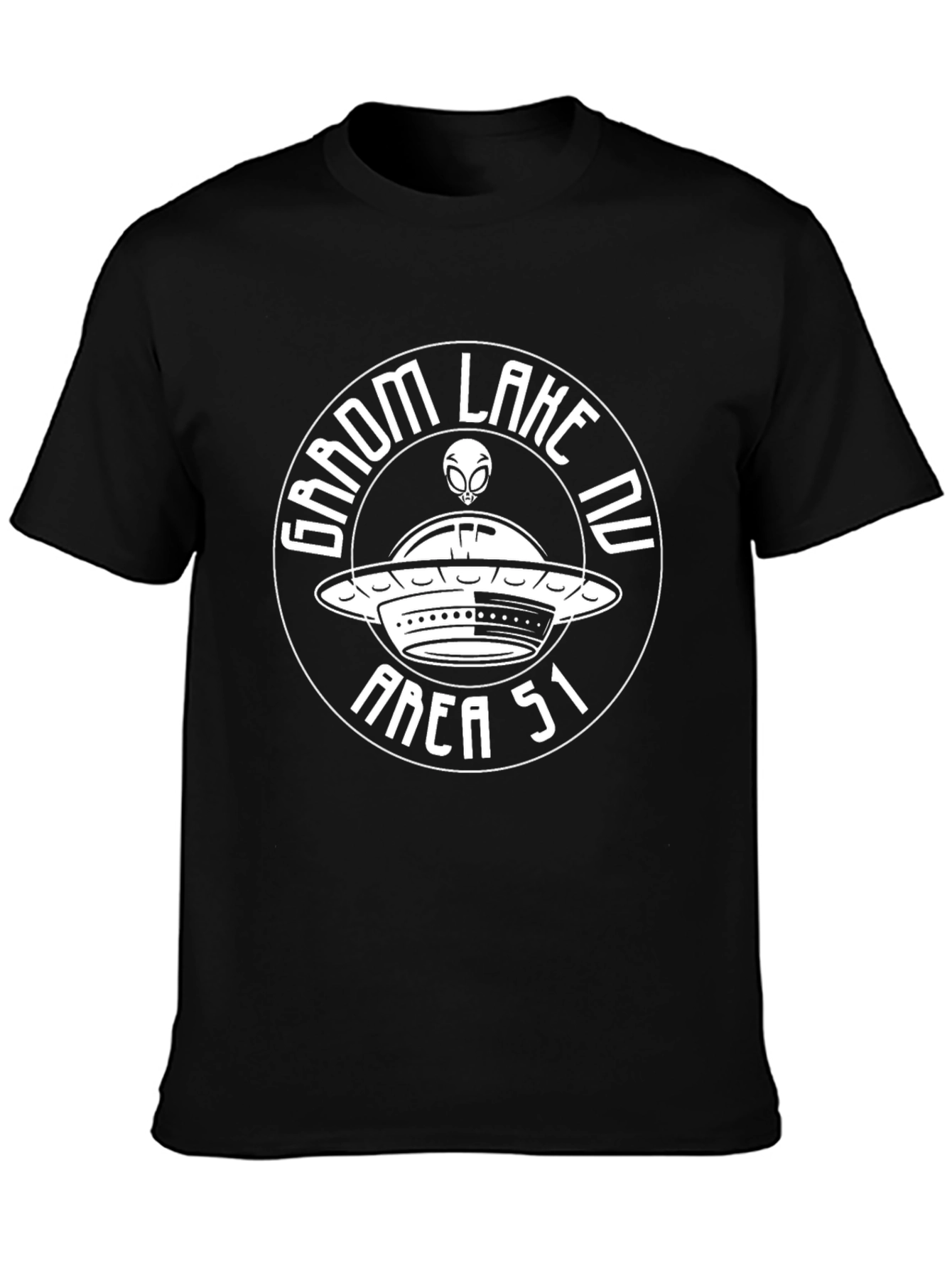 Groom Lake Nevada Area 51 UFO Alien T-Shirt