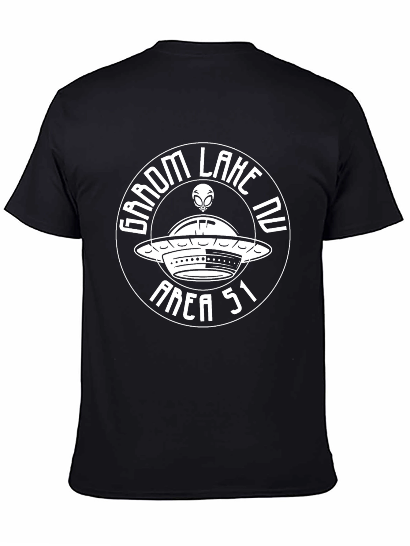 Groom Lake Nevada Area 51 UFO Alien T-Shirt