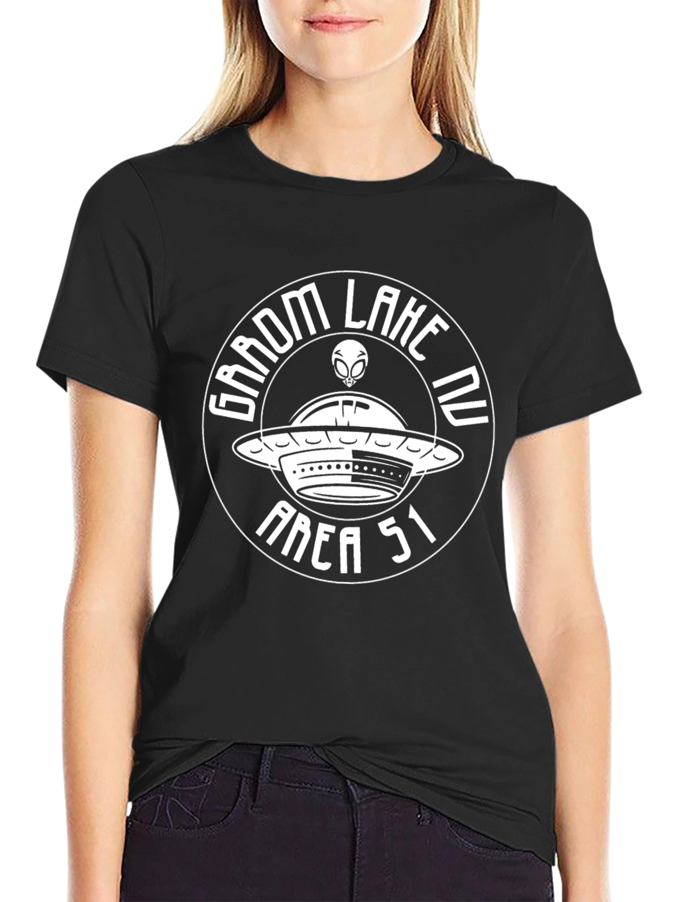 Groom Lake Nevada Area 51 UFO Alien T-Shirt