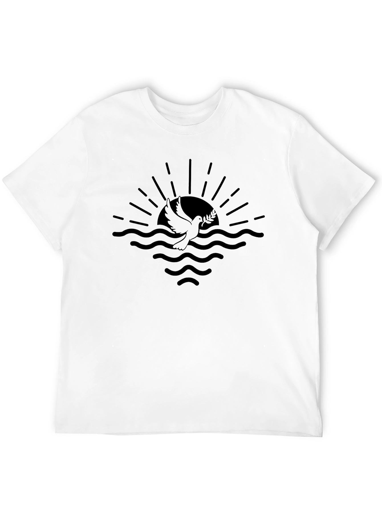 Dove Peace Symbol Graphic Tee