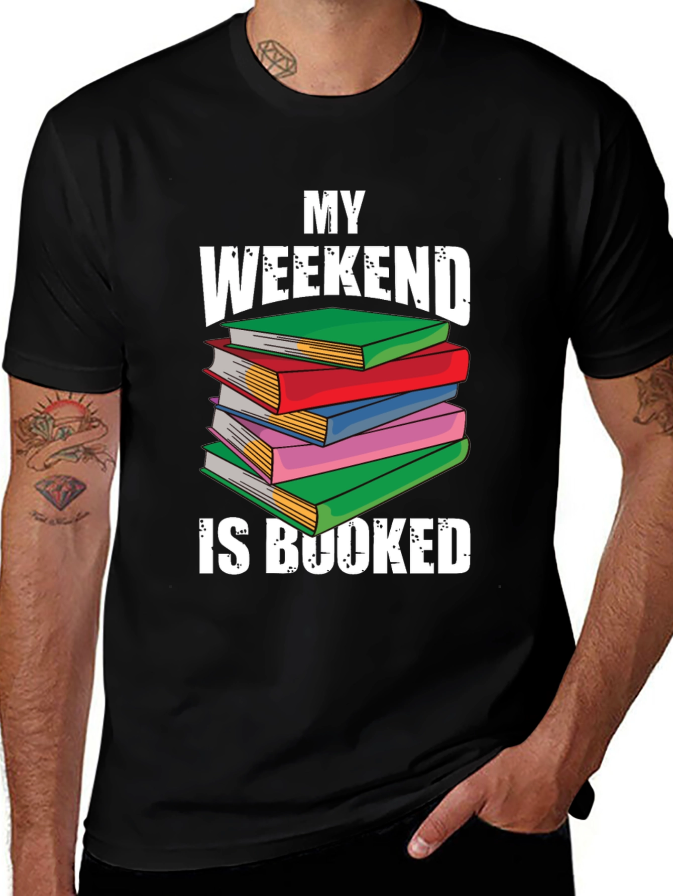 Booked Weekend T-Shirt - Readers Delight