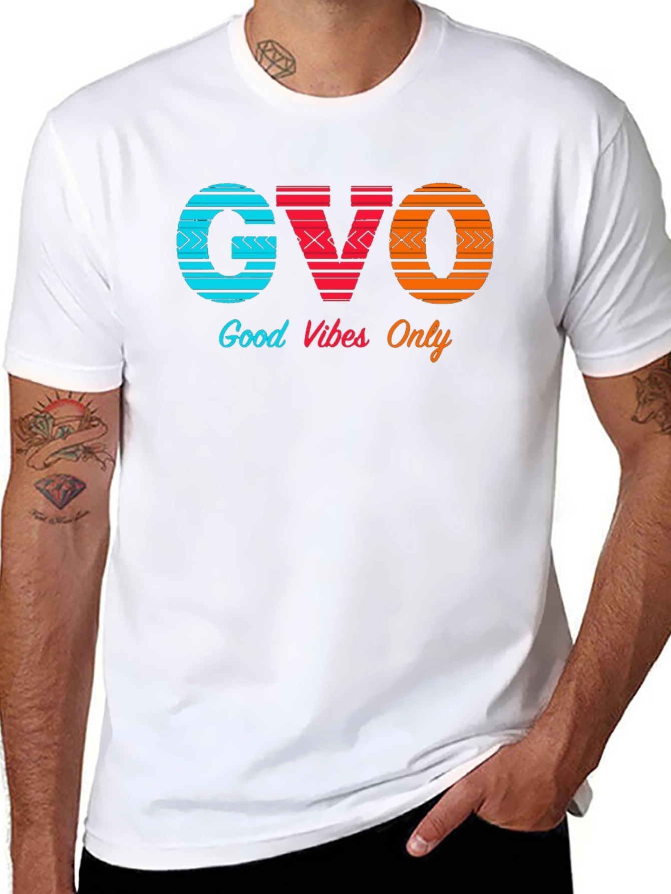 Good Vibes Only Graphic Tee - Trendy Design