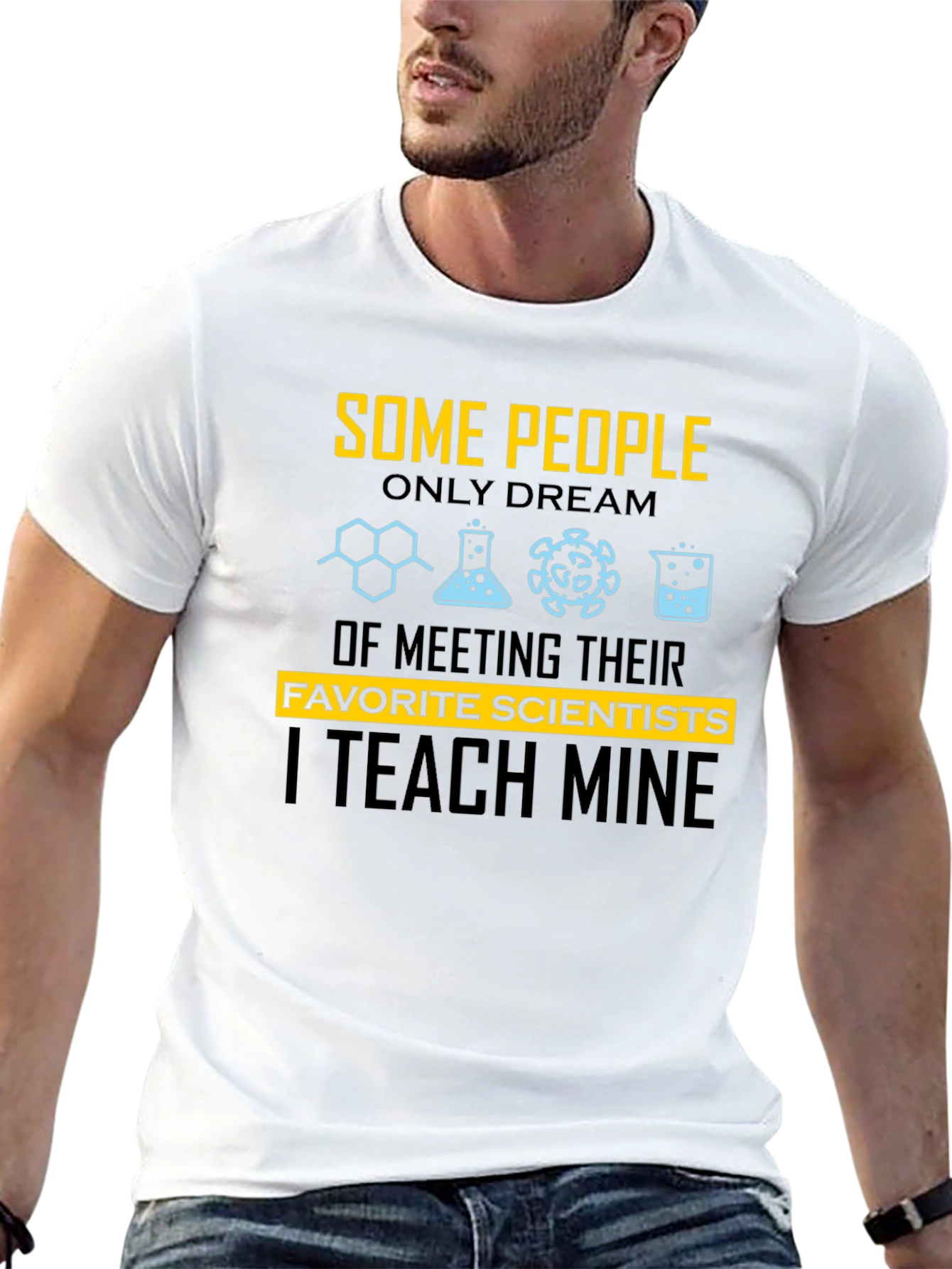 Science Teacher T-Shirt: I Teach Mine